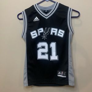 San Antonio Spurs Youth Basketball Jersey- Tim Duncan